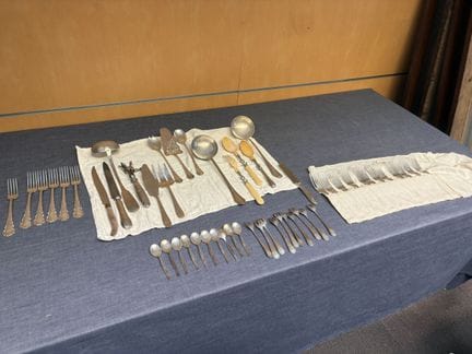 Christofle, zwölf Gabeln des Modells „Filet“ aus v