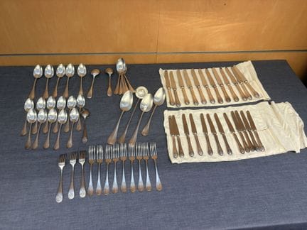 Christofle sowie verschiedene Teile aus versilbert