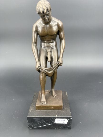 Jean Patoue (20. Jahrhundert), „Nu“, Bronze mit Me