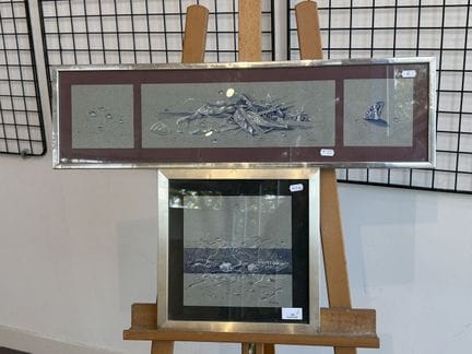 Hiroshi Asada (1931–1997), Set aus 2 Rahmen mit 4 