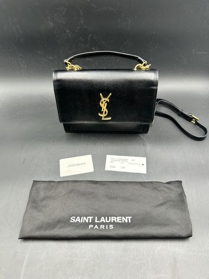 Yves Saint Laurent, Damenhandtasche aus Leder, mit