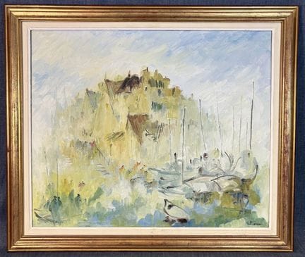 Pierre PATUREAU (1924–2020), “Landscape,” oil on c