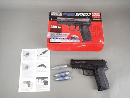 Swiss Arms 
Sig Sauer SP 2022. In the box.