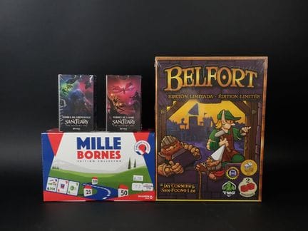 Set of 2 games, including the Mille Bornes Collect