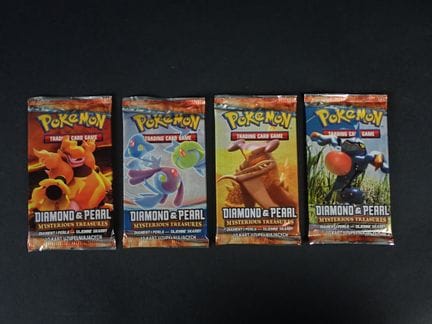 Pokémon Card
Contents: Set of four booster packs 
