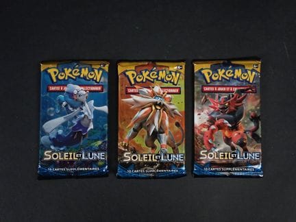 Pokémon Cards
Contents: Set of 3 booster packs 
We