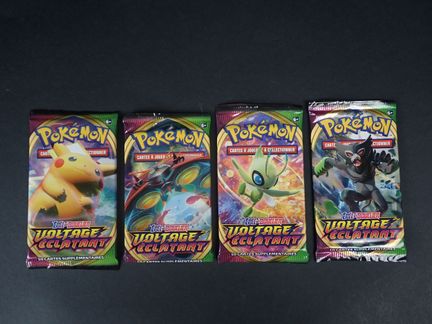 Pokémon Card
Contents: Set of 4 booster packs (art