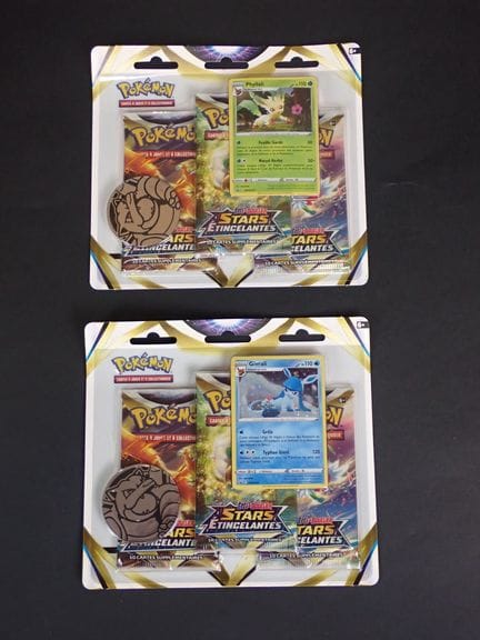 Pokémon-Karte
Inhalt: 2 Tripacks 
Edition: Glitzer