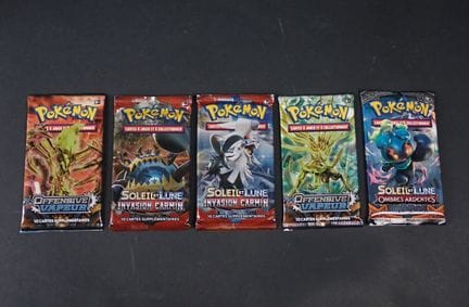 Pokémon Cards
Contents: Set of 5 booster packs 
Ed