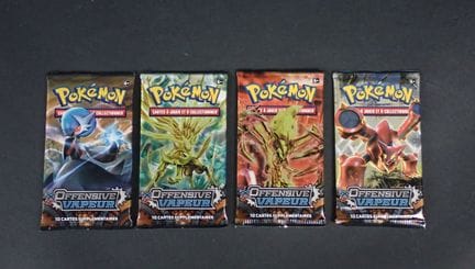 Pokémon Card
Contents: Set of 4 booster packs 
Edi