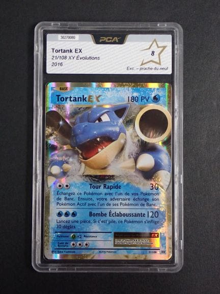 Carta Pokémon 
Contenuto: 1 carta rara Tortank EX
