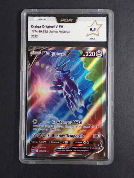 Carte Pokemon 
Contenu: 1 carte rare Dialga origin