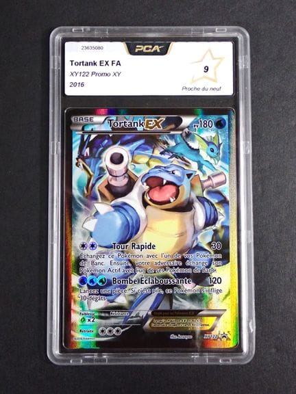 Carte Pokemon 
Contenu: 1 carte rare Tortank EX
Ed