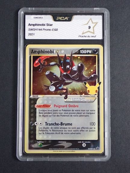 Carte Pokemon 
Contenu: 1 carte rare Amphinobi sta