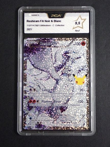 Carte Pokemon 
Contenu: 1 carte rare Reshiram 
Edi