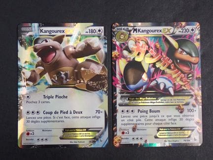 Carta Pokémon 
Contenuto: 2 carte rare Kangourex E