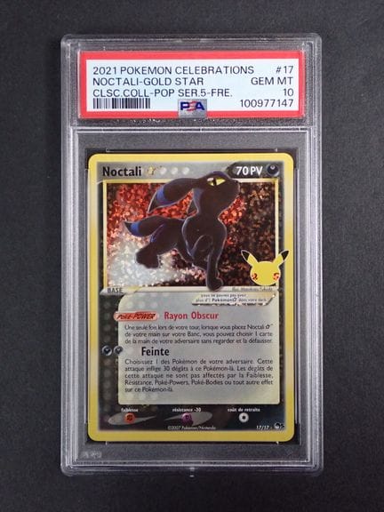 Carta Pokémon 
Contenuto: 1 carta rara di Noctali

