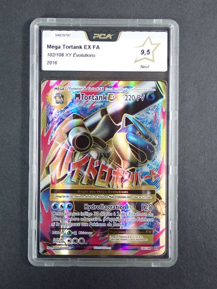Carte Pokemon 
Contenu: 1 carte rare MTortank EX
E
