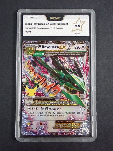 Carte Pokemon 
Contenu: 1 carte rare MRayquaza EX
