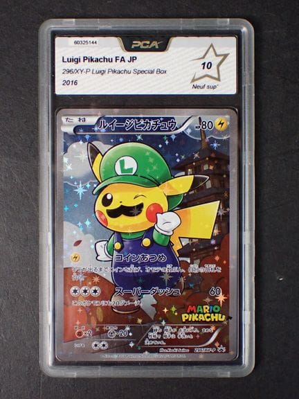 Cartes Pokemon 
Contenu: 1 carte rare Luigi Pikach