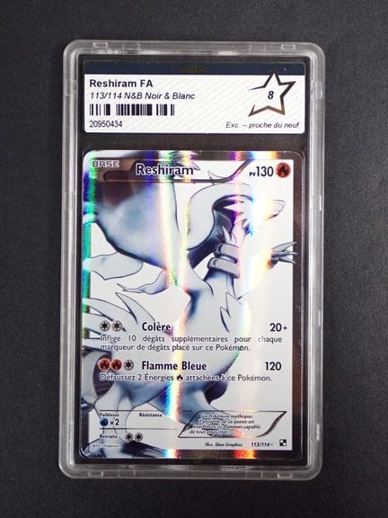 Carte Pokemon 
Contenu: 1 carte rare Reshiram 
Edi