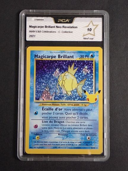 Carte Pokemon 
Contenu: 1 carte rare Magicarpe bri