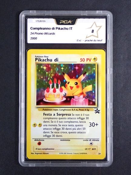 Carte Pokemon 
Contenu: 1 carte rare Pikachu DI 
E