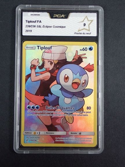 Carte Pokemon 
Contenu: 1 carte rare Tiplouf
Editi
