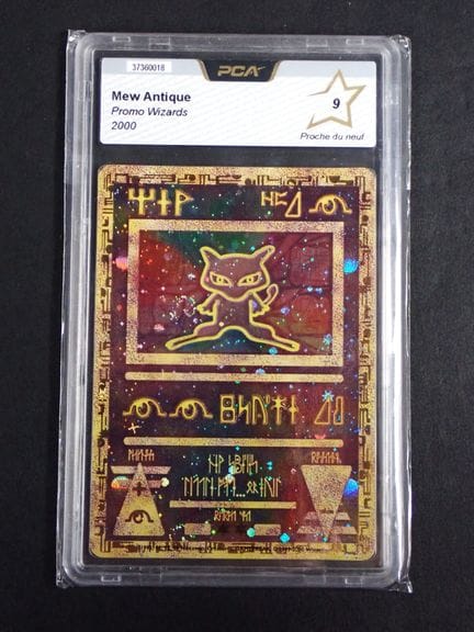 Carte Pokemon 
Contenu: 1 carte rare Mew antique
E