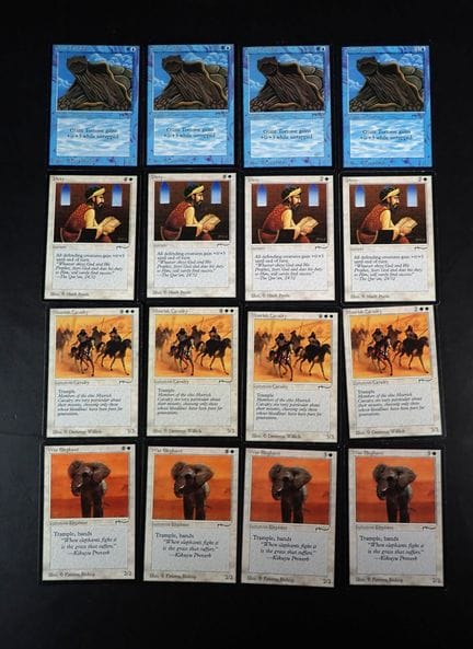 Magic: The Gathering
Contenuto: Set di 4 playset, 