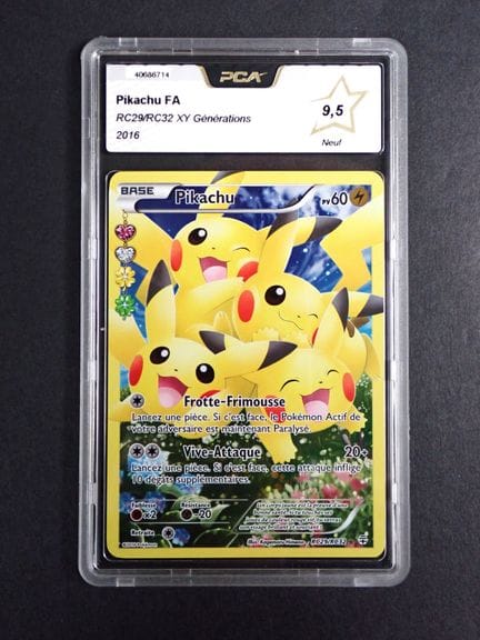 Carte Pokemon 
Contenu: 1 carte rare Pikachu
Editi