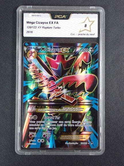 Carte Pokemon 
Contenu: 1 carte rare MCyzayox EX
E