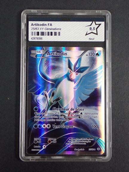 Carte Pokemon 
Contenu: 1 carte rare Artikodin 
Ed