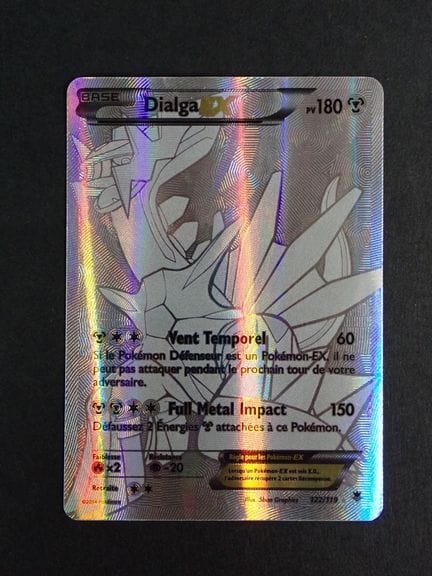 Carta Pokémon 
Contenuto: 1 carta rara Dialga EX
E