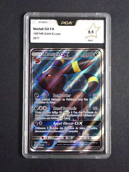 Carte Pokemon 
Contenu: 1 carte rare Noctali GX
Ed