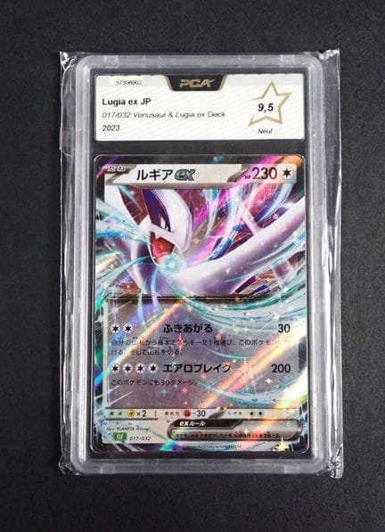 Carta Pokémon 
Contenuto: 1 carta rara Lugia EX
Ed
