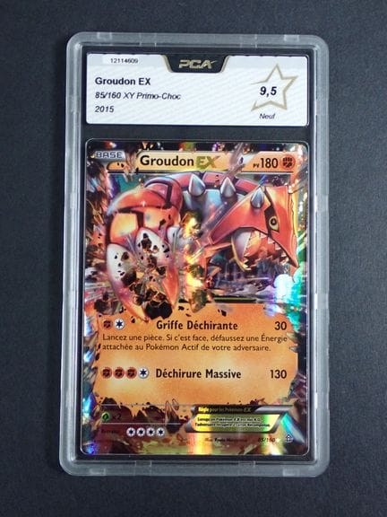 Carte Pokemon 
Contenu: 1 carte rare Groudon EX
Ed