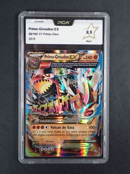 Carte Pokemon 
Contenu: 1 carte rare Primo groudon