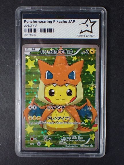 Carte Pokemon 
Contenu: Poncho wearing Pikachu 
Ed
