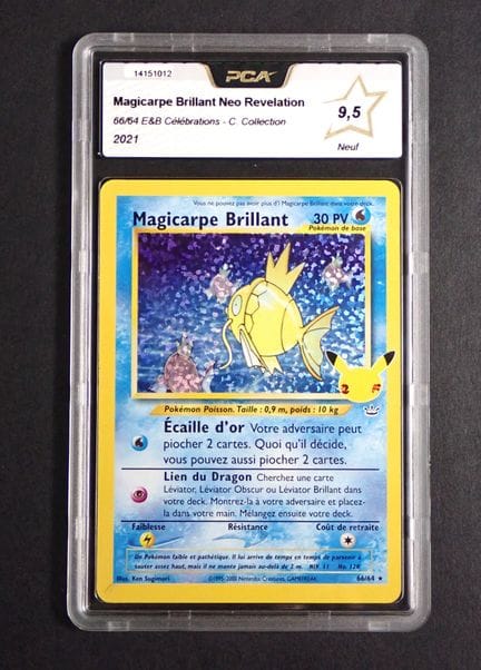 Carte Pokemon 
Contenu: 1 carte rare Magicarpe bri