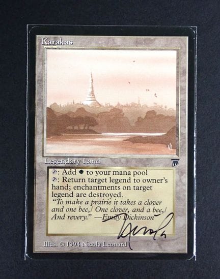 Magic: The Gathering 
Contenido: 1 carta «Artist p