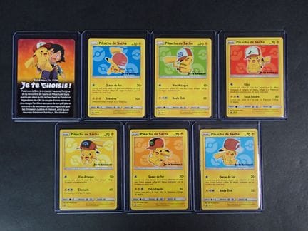 Carta Pokémon 
Contenuto: Set di 6 carte Pikachu d