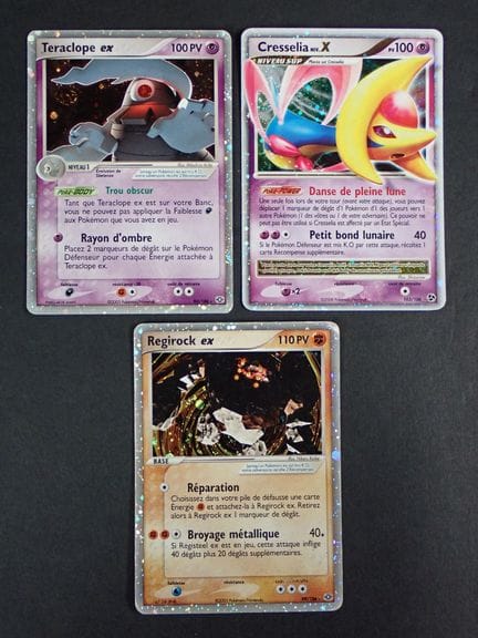 Carta Pokémon 
Contenuto: Set di 3 carte rare: Ter