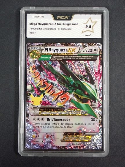 Carte Pokemon 
Contenu: 1 carte rare MRayquaza EX

