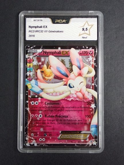 Carta Pokémon 
Contenuto: 1 carta rara Nymphali EX