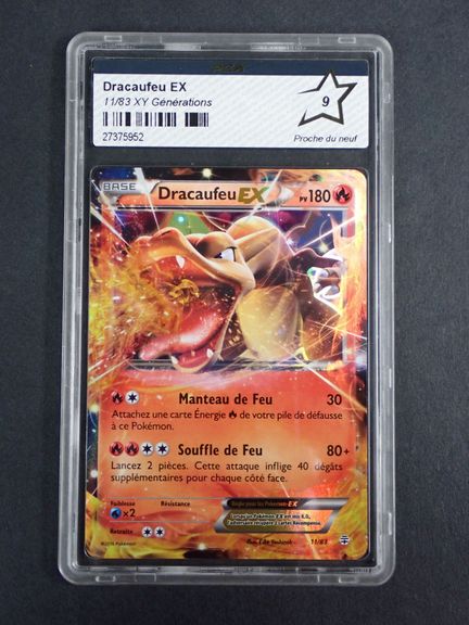 Carte Pokemon 
Contenu: 1 carte rare Dracaufeu EX
