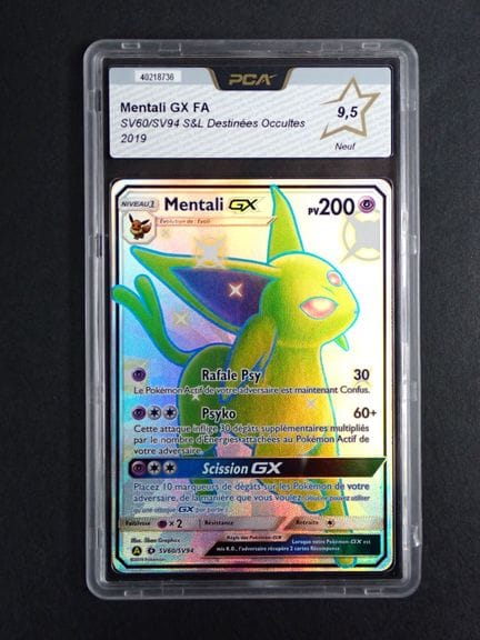 Carte Pokemon 
Contenu: 1 carte rare Mentali GX
Ed
