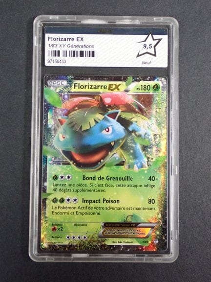 Carte Pokemon 
Contenu: 1 carte rare Florizarre EX