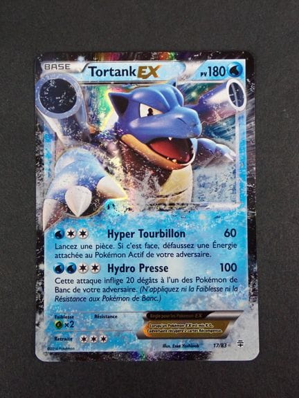 Carte Pokemon 
Contenu: 1 carte rare Tortank EX
Ed