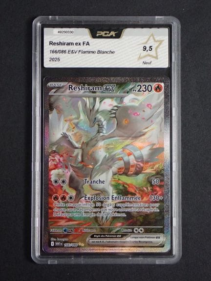 Carte Pokemon 
Contenu: 1 carte rare reshiram EX
E
